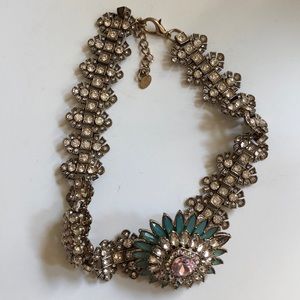 Necklace w Large Flowers